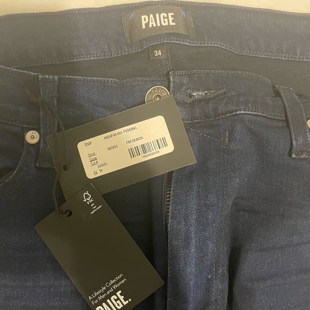 Paige Blue Denim Jeans